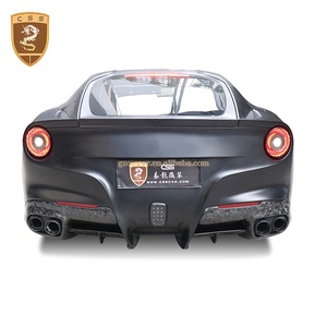 Kits de carrocería estilo DMC para Ferarri <span class=keywords><strong>F12</strong></span> faldón lateral de labio delantero de carbono forjado con difusor trasero RZ - Product Image 5