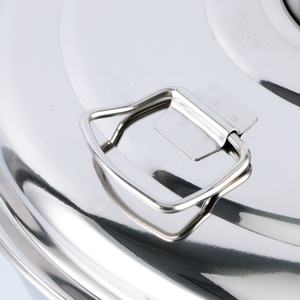 Estilo tailandés 20/22/24/26cm <span class=keywords><strong>Shua</strong></span> Hot Single / Double Person Calentador de alcohol de acero inoxidable Hot Pot - Product Image 3