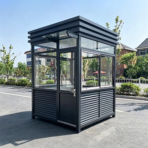 Cabina di Sicurezza Prefabbricata Personalizzata, Postazione di Guardia Portatile per Esterni, Chiosco di Sicurezza Mobile Resistente alle Intemperie, Cabina per Stazione di Controllo - Product Image 1