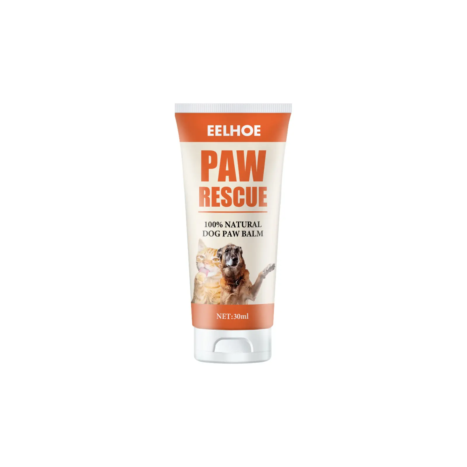 Hot bán Pet Paw Balm tự nhiên làm giảm vết nứt Pet Dog Paw Balm cho ngứa bàn chân Đỏ 30ml