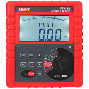 เครื่องวัดความต้านทานดิน UNI-T UT523A ดิจิตอลโอห์มมิเตอร์สำหรับวัดความต้านทานดินและการวัดแรงดันไฟฟ้า - Product Image 1
