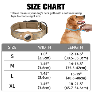 Benutzer definierte Luxus reflektierende Nylon verstellbare Anti-Lost Pet <span class=keywords><strong>Dog</strong></span> Cat Tracking Halsband mit Airtag Halter <span class=keywords><strong>GPS</strong></span> Hund Katzen halsband - Product Image 2