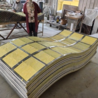 Plafon Gantung Fiberglass Multi-warna & Multi-bentuk untuk Tempat yang Membutuhkan Peredam Kebisingan