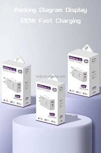 Adaptador rápido de 120W, <span class=keywords><strong>cargador</strong></span> de pared + Cable PD, Puerto USB de W, Puerto USB, UE, EE. UU., Reino Unido, PD, <span class=keywords><strong>cargador</strong></span> rápido de 25W para Iphone, <span class=keywords><strong>Huawei</strong></span>, xiaomi - Product Image 6