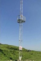 Menara telekomunikasi angin gunung baja kekuatan tinggi aksesori tahan lama untuk infrastruktur komunikasi
