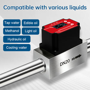 <span class=keywords><strong>MINI</strong></span> Vortex Flowmeter voor vloeistofstroommeting Water Olie Diesel Chemische stoffen met 4-20mA analoge en RS485 signaal - Product Image 4