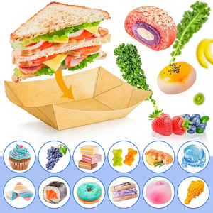 ภาชนะส่งอาหารแบบกำหนดเองรีไซเคิลได้ตามธรรมชาติถาดใส่ไก่ทอด<span class=keywords><strong>เฟ</strong></span><span class=keywords><strong>รน</strong></span>ช์<span class=keywords><strong>ฟ</strong></span><span class=keywords><strong>ราย</strong></span>ส์<span class=keywords><strong>กระดาษ</strong></span>คราฟท์ - Product Image 4