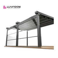 Ventanas corredizas de un solo colgado modernas Puerta de gran Venta barata Win Russia Personalizada Diferentes colores para apartamento Villa Almacén