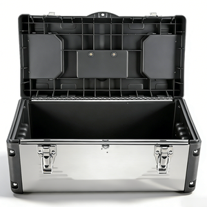 Ningbo Factory Guter Preis Tragbar 13-20 Zoll Metall Eisen Kunststoff Werkzeug kasten Hardware Reparatur werkzeug Aufbewahrung koffer Organizer Werkzeug kasten - Product Image 2