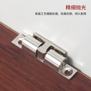 Loquet de porte en cuivre de 43 mm à ressort magnétique pour armoire, design moderne - Product Image 3