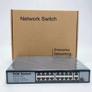 Conmutador de Red HJSCCD Hongjin de 16 Puertos PoE Gigabit Full-Duplex para Monitoreo - Product Image 3