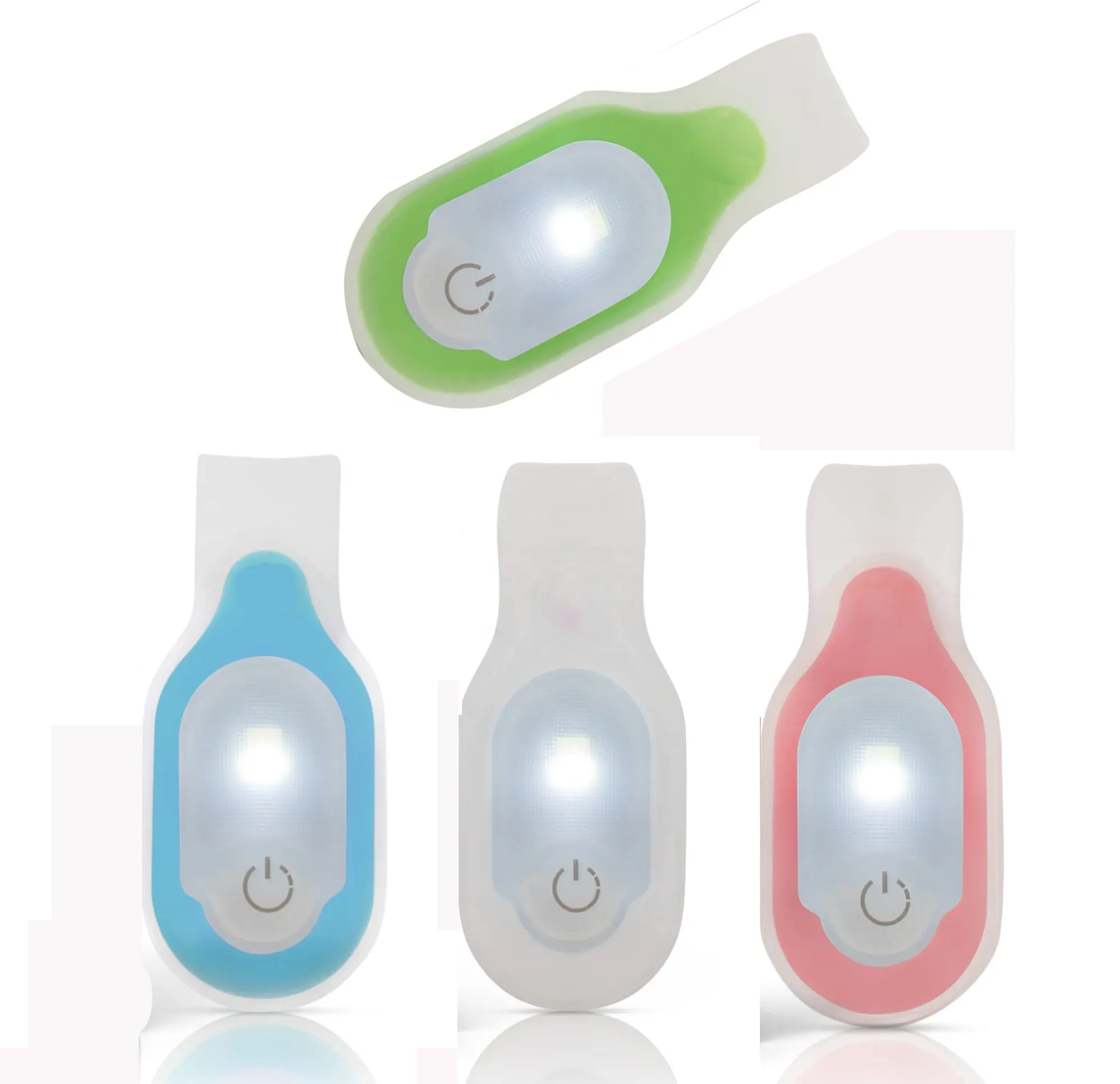 LINLI 3 Light Modes Silicone Clip-On Magnetic LED Safety Light For Hiking Dog Walking Running Jogging Doctors Nurses