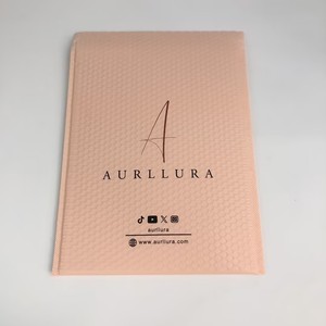 Bolsas Acolchadas Personalizadas con Burbujas, Impresas en Negro, Sobres de Envío con Marca para Empaquetado de Cosméticos y Productos de Cuidado de la Piel de Lujo - Product Image 1