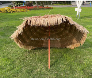 Parasol personnalisé, auvent pare-soleil, parasol de jardin, parasol de plage en paille avec franges - Product Image 1