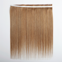 Extensions de cheveux Remy Premium à bandes adhésives, trame fine, lisses naturels, 100% cheveux humains Remy, extensions à trame adhésive invisibles et sans couture