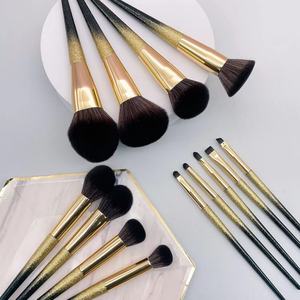 13 Piece Luxury Face Makeup <b>Brush</b> Set Wood Handle Synthetic Hair Aluminum Ferrule Smudge Fan Shaving <b>Brush</b> Cosmetic <b>Brushes</b> - Product Image 1