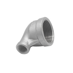 Coude réducteur en acier inoxydable 90 degrés, filetage interne, 3/4, 6, 1, 2 pouces, norme ASTM, série 300, sans soudure, rond - Product Image 2