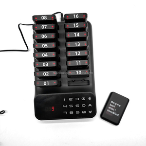Cafe nhà hàng máy nhắn tin dịch vụ không dây hệ thống cuộc gọi tầm xa hàng đợi buzzer sạc chống thấm nước thiết bị rung cho khách - Product Image 2