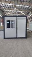 Maisons préfabriquées pliables à prix abordable, maisons conteneurs pliables en kit pour camp minier ou bureau