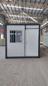 Maisons préfabriquées pliables à prix abordable, maisons conteneurs pliables en kit pour camp minier ou bureau - Product Image 3