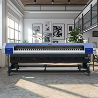 Fabrication automatique d'éco-solvant d'imprimante/traceur à jet d'encre à 2 têtes de grand format de Yinstar pour l'impression de papier peint de Photo de bâche de vinyle