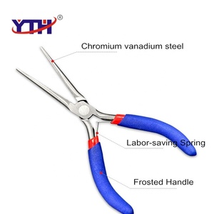 Juego de Alicates Multifuncionales YTH CR-V para Joyería, Cortador <span class=keywords><strong>Diagonal</strong></span>, Alicates de Punta Redonda y Larga para Manualidades y Pulseras - Product Image 2