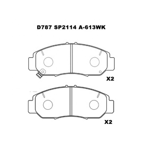Phanh Pad d787 d1276 d1506 d1608 D959 45022s0ka11 cho Acura <span class=keywords><strong>CL</strong></span> 01-03 Honda Civic 06-13 frt - Product Image 4