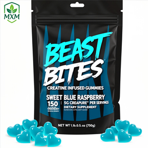 Gommes de <span class=keywords><strong>créatine</strong></span> monohydrate avec 4 g de <span class=keywords><strong>créatine</strong></span> pour soutenir la force musculaire des adultes - Product Image 1