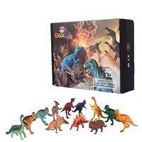 Jouets de dinosaures réalistes en PVC, coffret cadeau de 12 pièces, comprenant des modèles de Tyrannosaurus Rex, pièces d'exposition éducatives, à partir de 3 ans