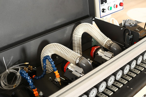 Micro đầy đủ tự động edgebander melamine PVC MDF ván ép cạnh dải máy cho chế biến gỗ - Product Image 5