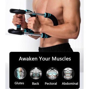 Entraîneur de bras réglable, extenseur de poitrine, appareil d'exercice pour les bras - Améliore la force musculaire du haut du corps masculin - Product Image 4