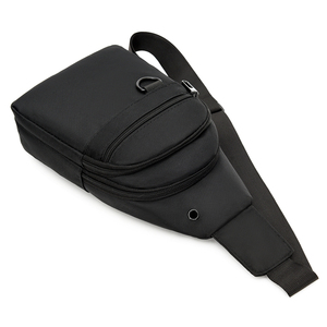 Voyage bandoulière <span class=keywords><strong>poitrine</strong></span> Gym loisirs marche course décontracté bandoulière <span class=keywords><strong>poitrine</strong></span> <span class=keywords><strong>sac</strong></span> hommes porter prise casque - Product Image 5