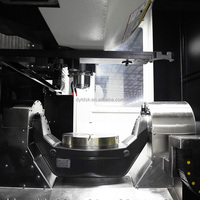 Máquina CNC de 5 Ejes de Alta Precisión, Fresadora Vertical de Metal de 5 Ejes, Fresadora CNC Profesional de 5 Ejes