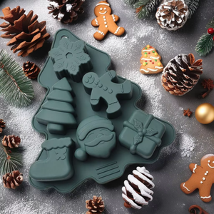 Molde <span class=keywords><strong>de</strong></span> silicona <span class=keywords><strong>de</strong></span> Navidad árbol <span class=keywords><strong>de</strong></span> Navidad pan <span class=keywords><strong>de</strong></span> jengibre <span class=keywords><strong>hombre</strong></span> sombrero formas decoración <span class=keywords><strong>de</strong></span> pasteles resina sostenible moldes <span class=keywords><strong>de</strong></span> silicona para hornear - Product Image 3
