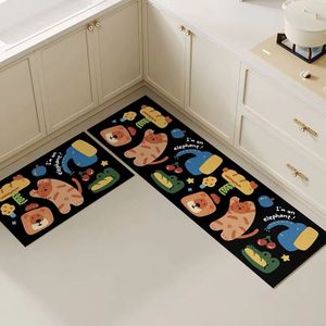 Có thể giặt trong nhà không trượt Retro sàn mat nhanh chóng thấm lối vào đau khổ cửa trước Mat chào đón Thảm lối vào nhà bếp thảm - Product Image 1