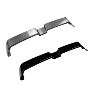 Volkswagen Polo Mk6 2019+ Rear Trunk Spoiler Piano Black Carbon Fiber Texture ABS <b>Wing</b> Shaped - Product Image 2