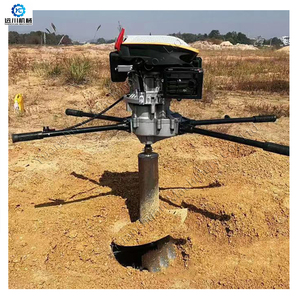 Máy Đào Hố Nông Nghiệp Kép Máy Đào Trồng Cây Khoan Lỗ Đất Hoạt Động 2 Người - Product Image 3