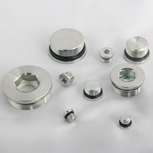 Tapón Hexagonal de Rosca Externa Galvanizado de Acero al Carbono Estándar Americano, Sellos de Múltiples Tamaños SAE - Product Image 1