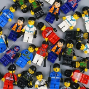 OEM Mini blocchi di costruzione Le Animation Diy Mini personaggio dei cartoni animati mattoncini vari stile blocco uomo bambino giocattolo educativo - Product Image 2