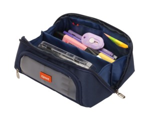 All'ingrosso forniture scolastiche per bambini di grande capacità cerniera astuccio con impugnatura del prodotto per gli studenti - Product Image 3