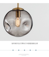 Lampe suspendue de forme circulaire, design nordique moderne, disponible en gris ou en bronze, création de designer, luminaire décoratif d'intérieur, idéal pour une salle à manger ou une chambre à coucher