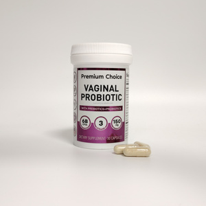 Complément Probiotique pour Femmes en Capsules Mélange Probiotique Vaginal 6 Milliards d'UFC Fibres d'Acacia Extrait de Canneberge 30 Capsules - Product Image 1