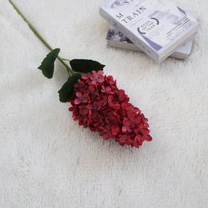 Fleur artificielle en forme de cône, hortensia, matériau de décoration douce pour salle de mariage, fleur fraîche simple, pagode florale, présentation en magasin - Product Image 3