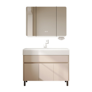 Floor-standing bathroom cabinet with drawer ceramic integrated basin combination bathroom washbasin - Product Image 5
