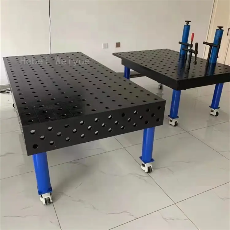 3D Flexible Cast Iron Steel Acorn Welding Table Fixture with Measuring Scales and Fittings for Soldering Stations