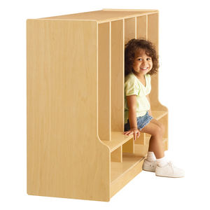 Montessori Kinderdagverblijf Kleding Cubbies & Lockers Organisator Plank Kleuterschool Houten Locker Voorschoolse Meubels - Product Image 2