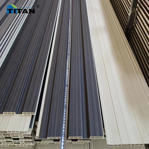 WPC wandpanell WPC duvar paneli panneaux <span class=keywords><strong>PVC</strong></span> Panel tường cho phân vùng - Product Image 5