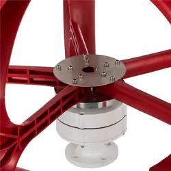 Kit Générateur Éolien à Axe Vertical 600W 12V/24V 5 Pales pour Usage Domestique, Hybride, Éclairage Public et Lanterne, pour Usine Type R 800, Facteur Type R - Product Image 2