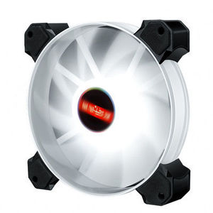 著名销售轻型RGB机箱风扇12厘米桌面冷却风扇七变色极光月蚀光环风扇 - Product Image 2