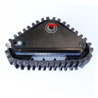 Roue arrière version électrique pour enfants Go Kart Karting UTV Buggy Quad ATV Snow Sand Snowmobile Tracks Assembly